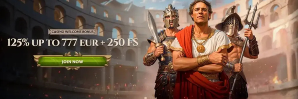 Lanista Casino bonus powitalny 125% do 777 €